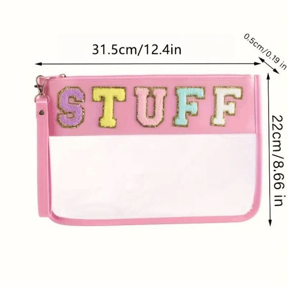 Stoney Clover Style Waterproof PVC Pink Snacks Bag - Picture 2 of 5